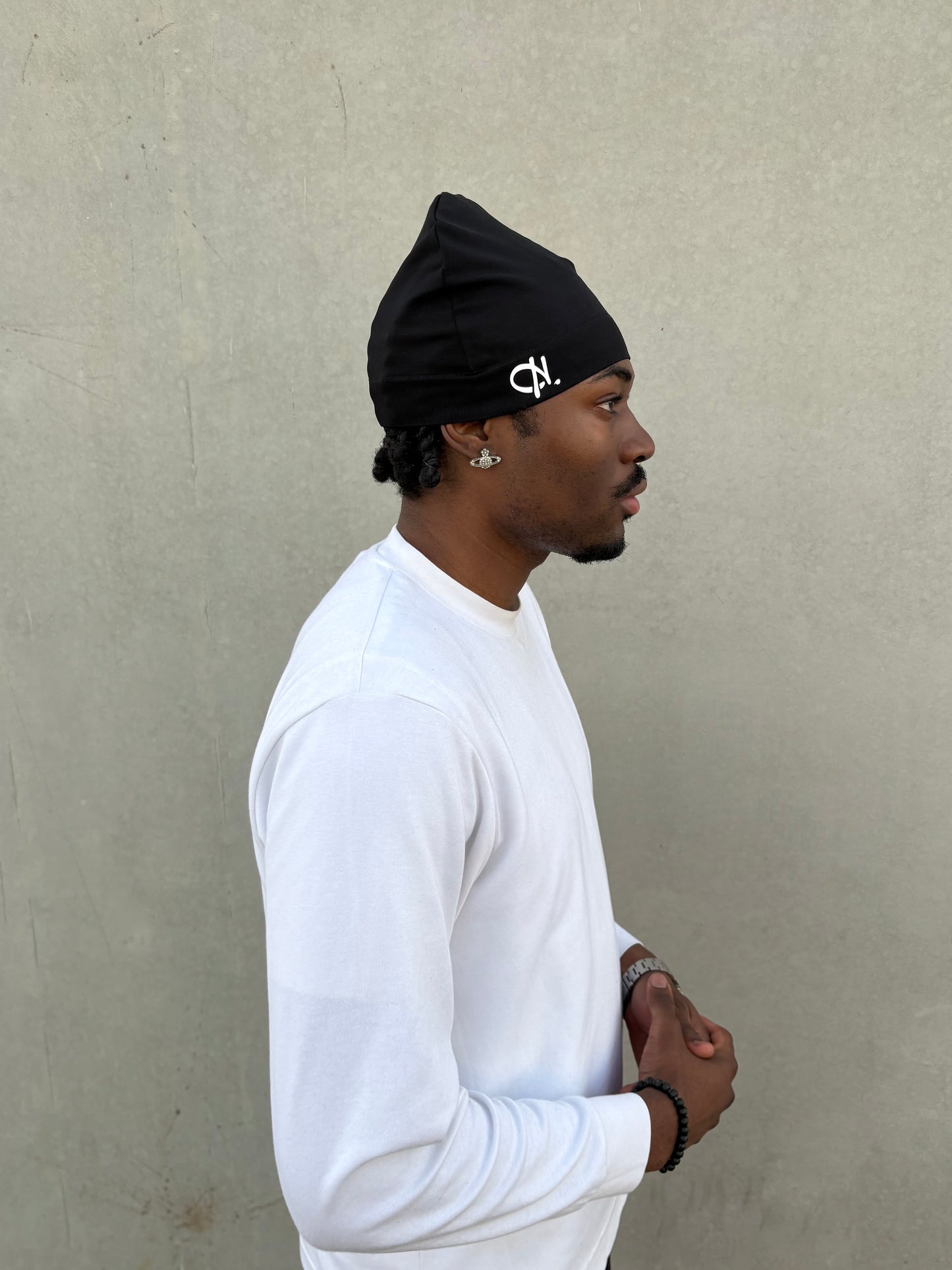 SATIN SKULLCAP BLACK