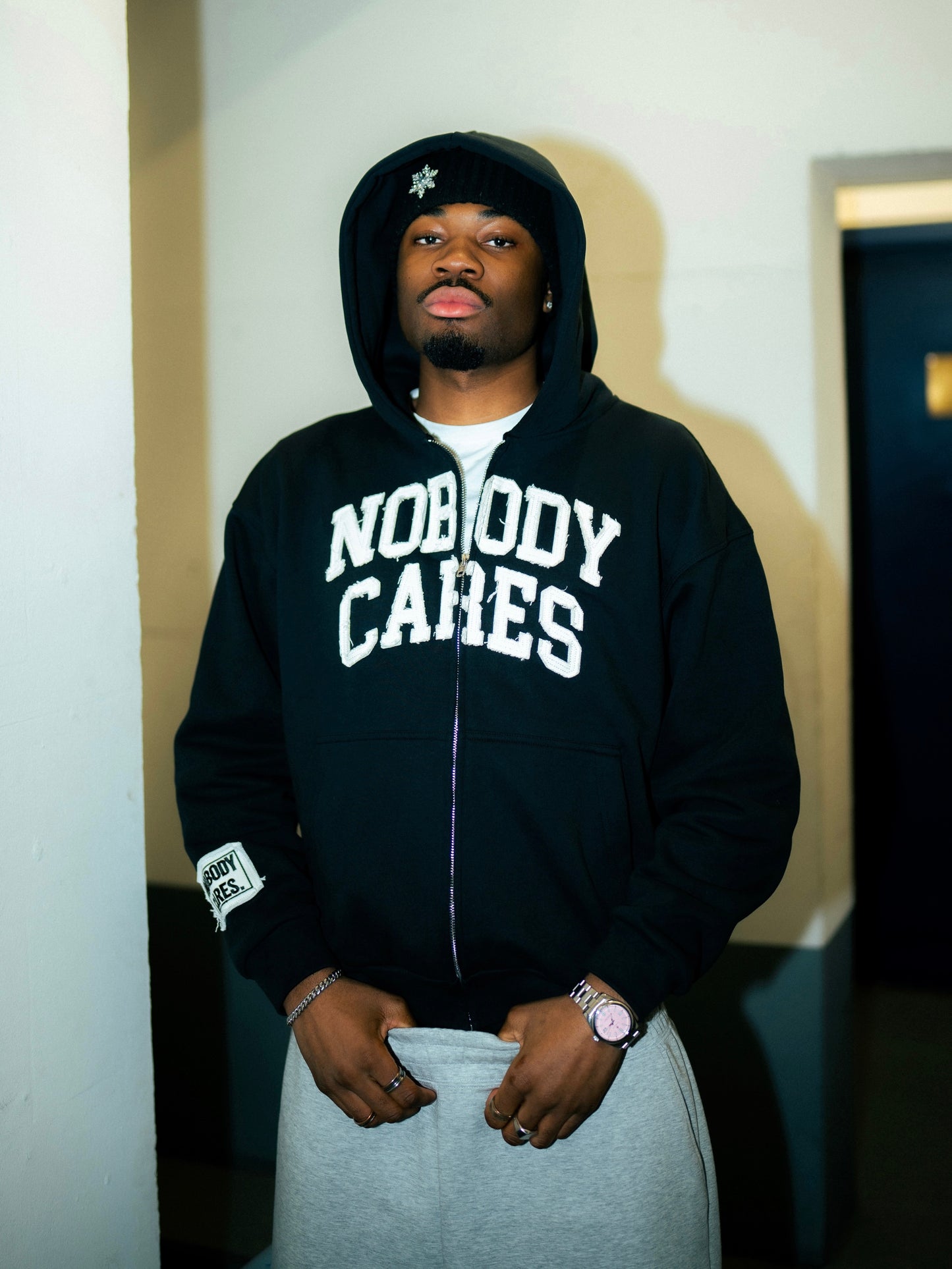 NC BLACK HOODIE